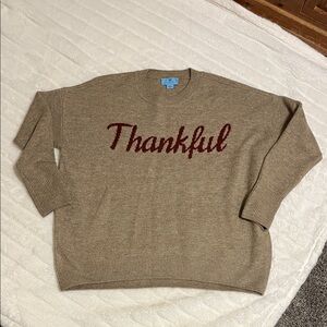 CeCe ‘Thankful’ cozy sweater
